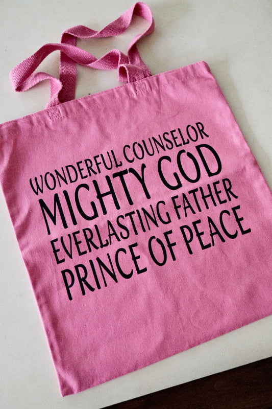 Pink Mighty God Tote